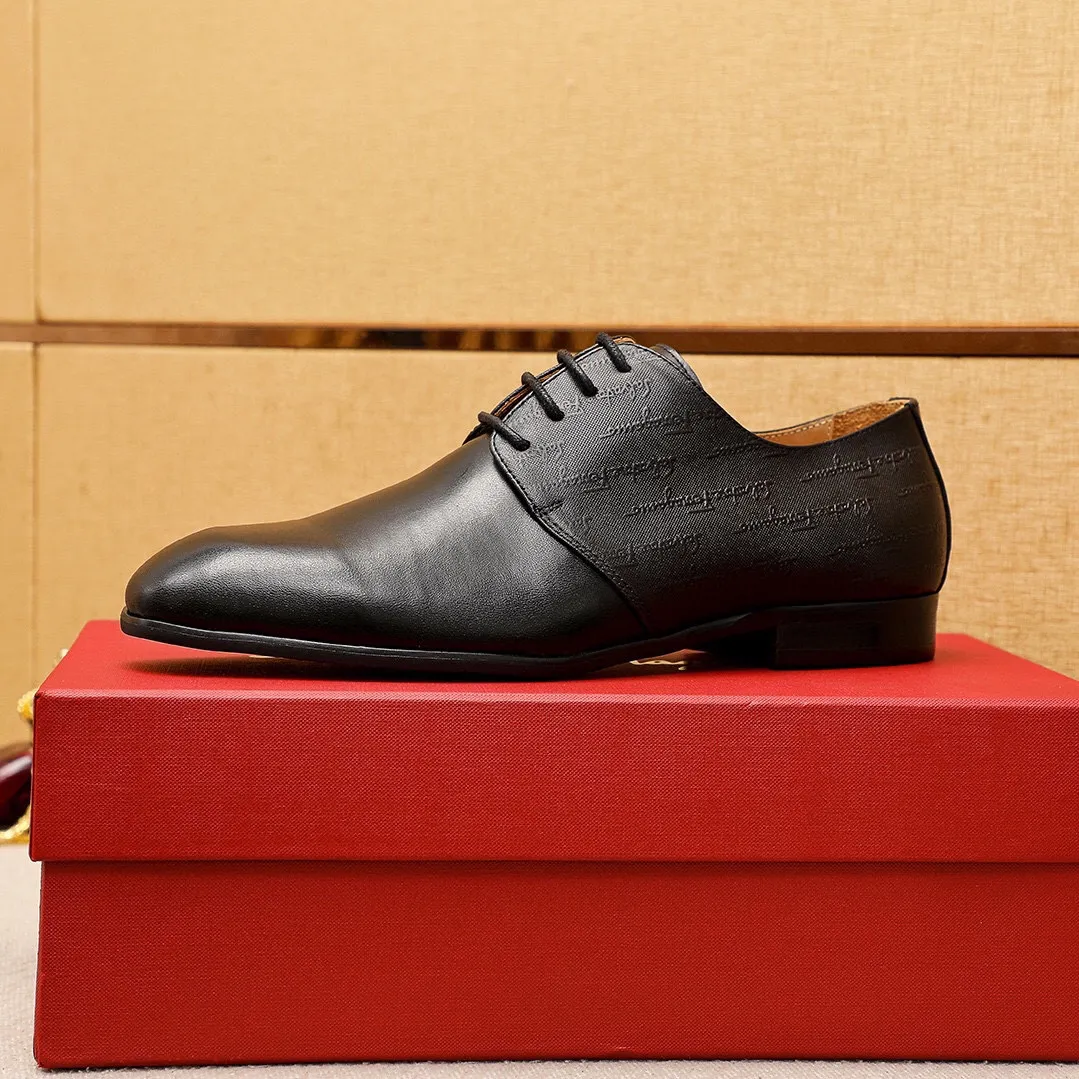 Men's shoes 💰520 💐 Product trademark: Ferragamo "Ferragamo" business leather shoes Regular size: 38-44 (45🉑️customized) Product materials: Selected imported calfskin upper+, imported water-dyed cowhide leather lining. Strong three-dimensional visual effect, combined outsole Color: 2⃣️seed leather materials optional
